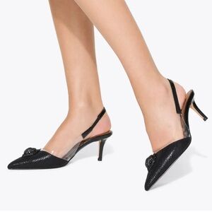 Kurt Geiger Belgravia Vinyl Slingback Heel